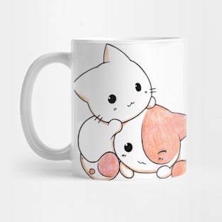 wow Cute Cats Tee Mug